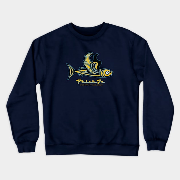 Phish It Flying Fish Crewneck Sweatshirt by Fuckinuts